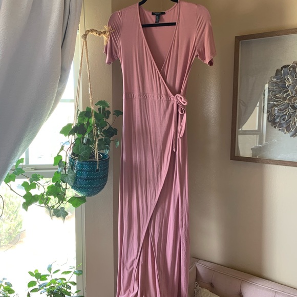 🌻Dusty rose wrap dress - Picture 2 of 3